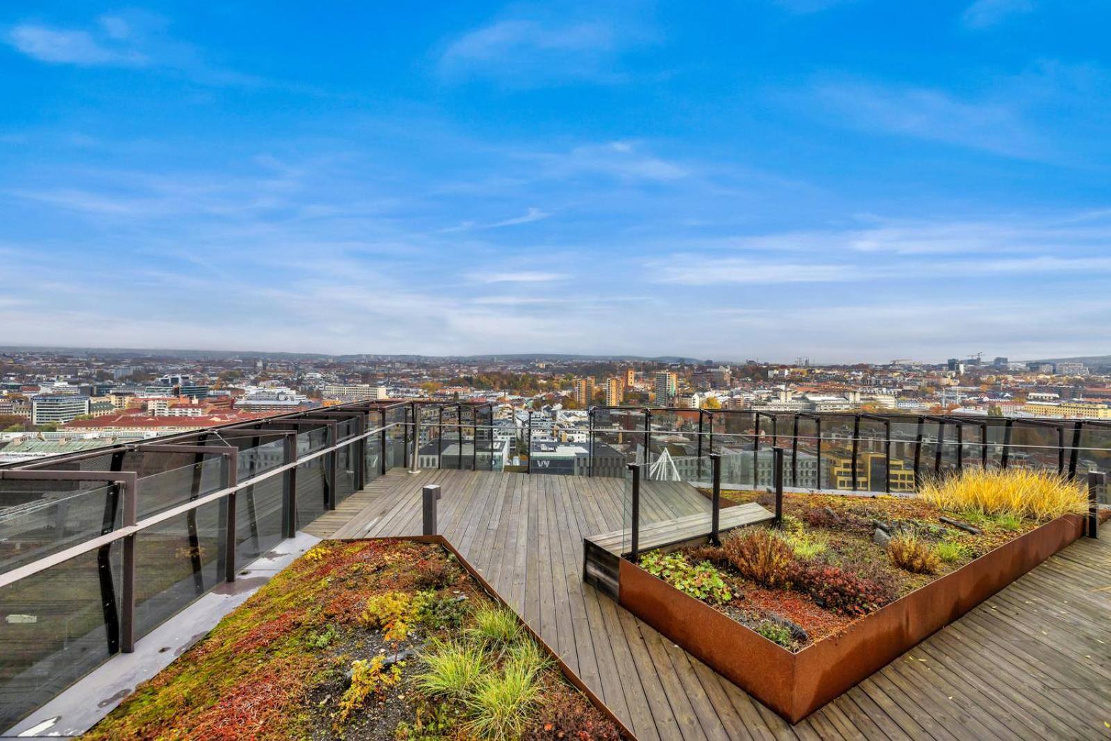 Eksklusiv Modern Barcode Appartement Oslo Buitenkant foto