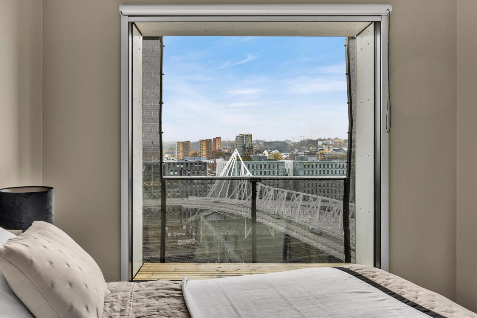 Eksklusiv Modern Barcode Appartement Oslo Buitenkant foto