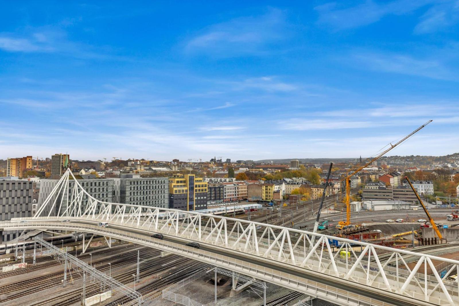 Eksklusiv Modern Barcode Appartement Oslo Buitenkant foto