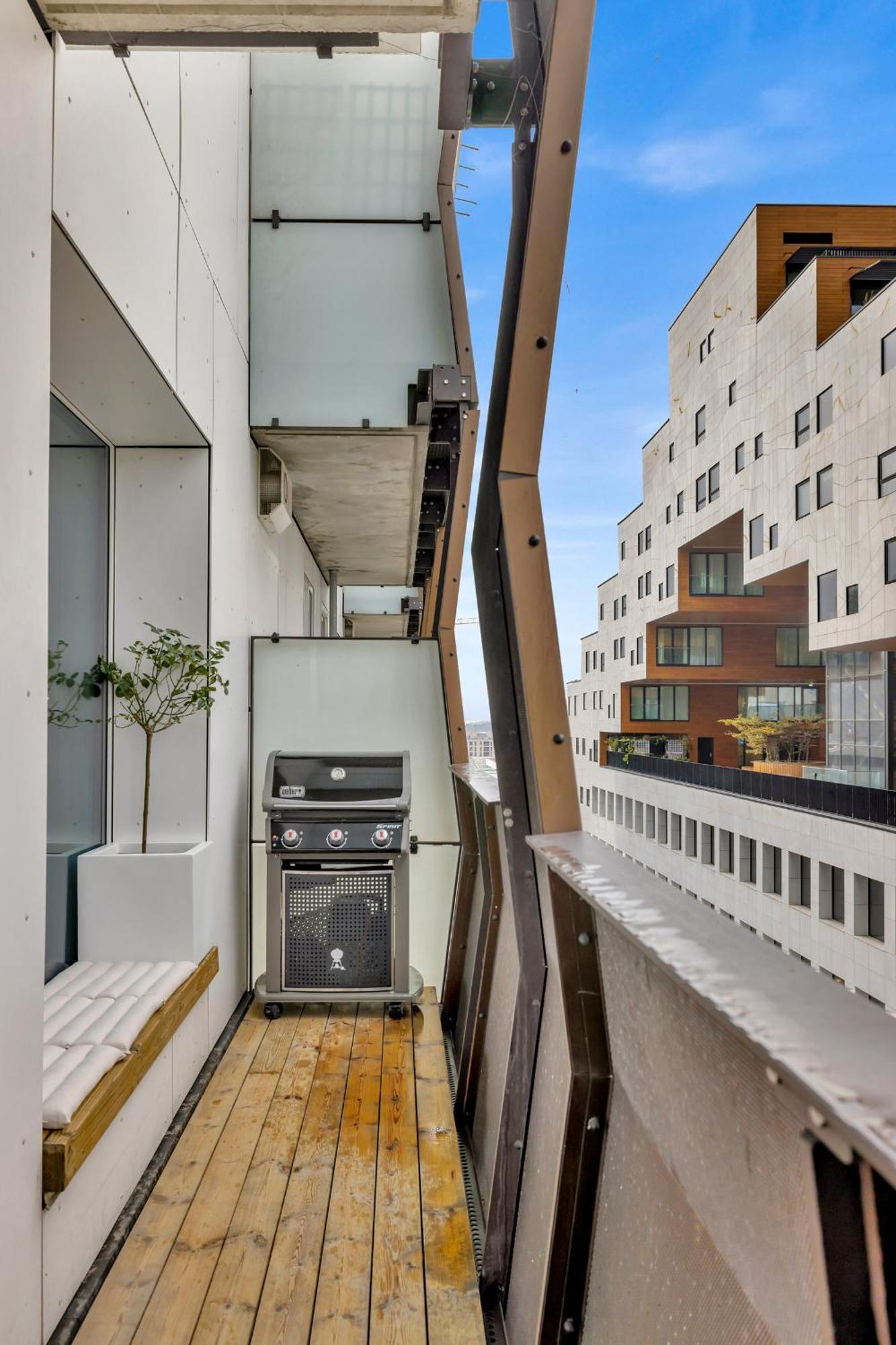 Eksklusiv Modern Barcode Appartement Oslo Buitenkant foto
