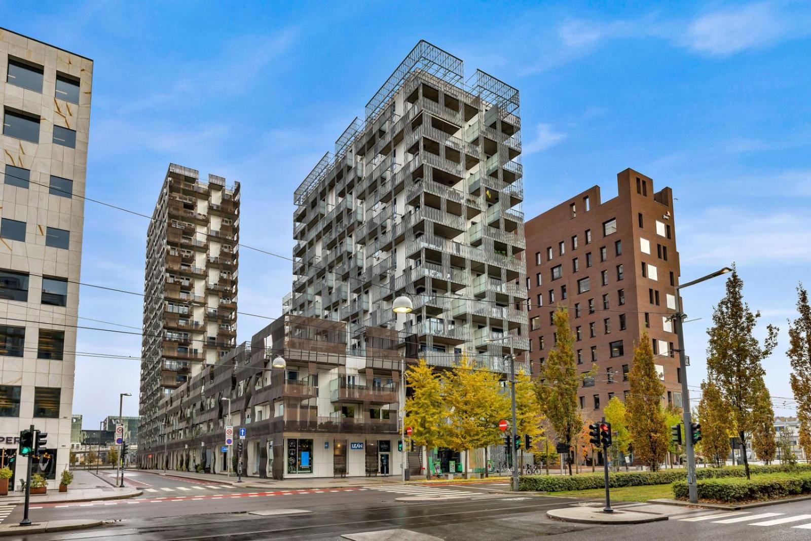 Eksklusiv Modern Barcode Appartement Oslo Buitenkant foto